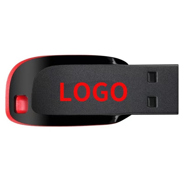 USB Flash Drive 2.0 Plastic New Custom Logo Swivel Design 32GB/4GB/128GB Encrypted 5-Year Warranty Thumb Drive