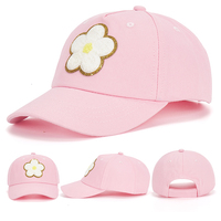 Gorra de Béisbol Bordada Curva de 5 Paneles Ajustable de Algodón de Alta Calidad para Niños, Personalizada, para Verano, Rendimiento al Aire Libre, Venta al por Mayor