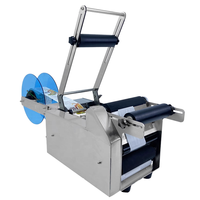 Machine d'étiquetage semi-automatique pour bouteilles rondes LK-BSTB14, applicateur d'étiquettes électrique pour canettes, bocaux, flacons
