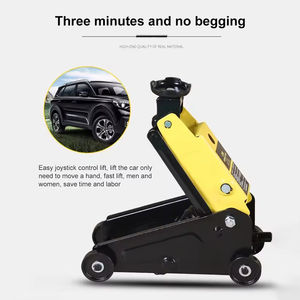 Двухтонный низкопрофильный Напольный домкрат для тележки, сверхмощный стальной гидравлический автомобильный домкрат с поршнями, быстрый подъемный насос - Product Image 2