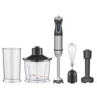 Mixeur Plongeant Multifonctionnel en Acier Inoxydable 1500W à 5 Vitesses avec Contrôle de Vitesse Progressif, Idéal pour Hôtels et Usage Domestique - Meilleures Ventes