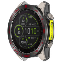Aksesori sarung jam tangan cincin logam pengganti gaya balap, Bezel Zona Waktu baja tahan karat untuk Garmin Tactix 8 51mm 47mm