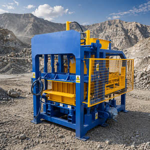 QT4-15 Full Automatic Hydraulic Vibration Hollow Cement <strong>Brick</strong> <strong>Block</strong> Machine Line New Construction Paving Concrete <strong>Block</strong> - Product Image 1