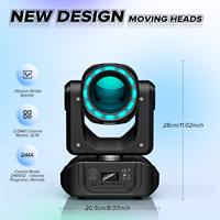 120W RGBW 18 Prisma LED Bühnenbeleuchtung Kabellose Fernbedienung Konzert Moving Head Lampe für Disco Bar KTV Weihnachten DJ Movinghead Beleuchtung