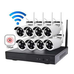 Sistema de Vigilancia CCTV Inalámbrico OEM de 8 Canales, Kit de Seguridad NVR WiFi de 5MP, 8 Cámaras Tipo Bala, Logotipo Personalizado, Proveedor Mayorista ODM - Product Image 1