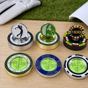 Niveau à bulle de mesure de pente pour green de golf en gros, outil d'aide à l'entraînement, logo personnalisé, OEM, fournisseur d'accessoires de golf, usine - Product Image 1