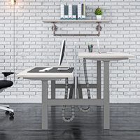 Table électrique à dossier pour 2 sièges, 1 pièce, motorisée, réglable en hauteur, support