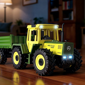 Voiture agricole électrique Mercedes MB-trac1000 sous licence, échelle 1/24, 2,4 GHz, 10 canaux, avec lumières et sons, modèle le plus récent, variante mixte - Product Image 1