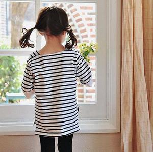 Online Shopping <b>Cheap</b> Plain Half Black Half White <b>Light</b> up T Shirt - Product Image 4