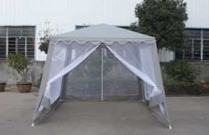 כל העונה 2.4*2.4 מ 'חצר משפחתית gazebo פוליאסטר אוהל גן עם יתושים - Product Image 2
