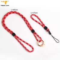 Vente flash - Lanière de téléphone portable anti-perte en nylon durable de haute qualité avec porte-clés pour clé USB