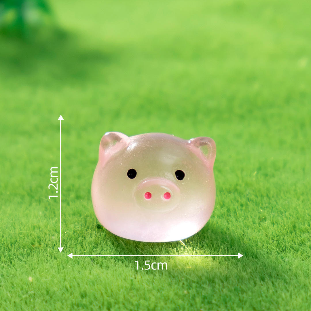 Cochon qui brille dans le noir