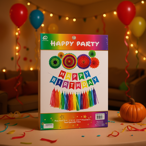 Set de Decoración para Fiesta EB, 24 Piezas de 12 Pulgadas, para Suministros de Fiesta de Cumpleaños Infantiles, Papel con Impresión Digital - Product Image 2