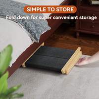 Escalier antidérapant 2-en-1 pour animaux de compagnie, marches portables pour petits/moyens chiens et chats