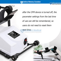 Appareil de rééducation médicale pour le genou, machine de mouvement passif continu (CPM), en acier inoxydable, équipement de rééducation, entraîneur pour les membres inférieurs