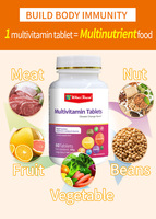 Comprimés multivitaminés Wins Town, complément de vitamines B1, B6, B12, favorise l'énergie