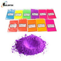 Fournisseur chinois de poudre néon pour la couleur des ongles, teinture fluorescente en résine, pigment pour la fabrication de bougies en cire, de savon, d'artisanat en résine
