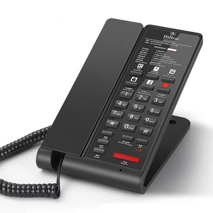 Telepon Meja Plastik ABS Berkabel dengan Speakerphone Multifungsi dan Fitur Panggilan Ulang untuk Hotel dan Kantor - Product Image 1