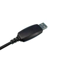 GT13-M 1m Kabel Data Pemrograman USB Walkie Talkie Chip Kompatibilitas Tinggi Logam TPE untuk Radio Dua Arah Motorola Konektor M