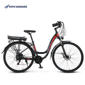 Vélos de montagne électriques pour le voyage, les loisirs urbains, avec batterie au lithium, moteur à moyeu arrière, 21 vitesses, 36V, vélos de route à vitesse variable - Product Image 3