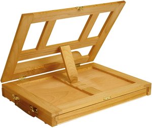 Commercio all'ingrosso in bianco arte della tela di canapa del pannello di bordo e trasferimenti su tela cavalletto scatola di legno set <span class=keywords><strong>per</strong></span> la pittura - Product Image 3