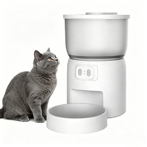 Eco Friendly Smart Pet Feeder Distributeur Automatique Food Grade ABS Automatic Pet Feeder Harmless Pet Food Dispenser - Product Image 1