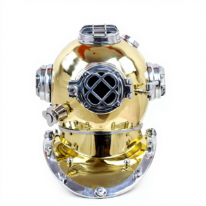 Casco de Buceo Náutico, Casco Decorativo de Marinero, Réplica Vintage de Casco de Buceo en Aguas Profundas, Estilo Steampunk, para Exhibición - Product Image 2