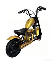 Yeni Tasarım Çocuk Elektrikli Motosiklet 24V 160W Mini Chopper Harley Tarzı Bisiklet 3 Vites Kontrolü ile Toptan Tedarikçi
