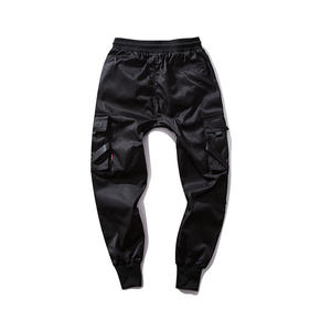 Pantaloni <span class=keywords><strong>Cargo</strong></span> Funzionali Streetwear con Laccetti alla Caviglia, Tendenza Nazionale Autunnale, Stile Cool e Alla Moda, Pantaloni Sportivi Militari Sottili e Comodi - Product Image 5