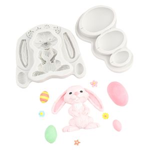 <span class=keywords><strong>เค้ก</strong></span>กระต่ายอีสเตอร์ตกแต่งด้วยแม่<span class=keywords><strong>พ</strong></span>ิม<span class=keywords><strong>พ</strong></span>์ซิลิโคนฟองดองตัวการ์ตูนดอกไม้กระต่ายป่าอบช็อคโกแลต - Product Image 3