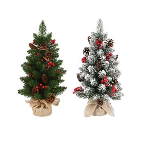 <b>Christmas</b> Decoration DIY Desktop Mini Small <b>Christmas</b> <b>Tree</b> Flocking <b>Tree</b> Decoration Home New Year Scene Layout - Product Image 1
