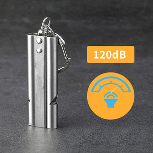 Silbato de supervivencia de emergencia de seguridad personal portátil para mujeres y niños con cordón de hebilla colgante - Product Image 4