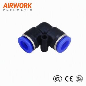 ข้อต่อท่อลม AirWork <span class=keywords><strong>JPV</strong></span> PV 8MM แบบพลาสติก ข้อต่อข้อศอกรูปตัว L สำหรับท่อและสายยาง แบบกดติดเร็ว CE - Product Image 1