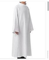 Soutane Robe de Clergé Arabe Chrétien Catholique pour Prêtre du Moyen-Orient, Été Automne, Polyester, à Capuche, Longueur Cheville, Vente en Gros