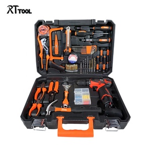 Test 59 Pieces Promotional Metric Combination Tool Socket Set Plastic <strong>Chrome</strong> Plated Tool <strong>Box</strong> - Product Image 2