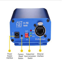 Contrôleur d'éclairage LED JIUAN ArtNet Dmx512 Extender, 2 canaux de sortie, conversion de signal, certifié ROHS, garantie 1 an