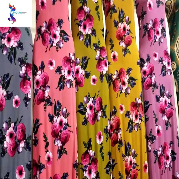 Хорошая цена, оптовая продажа, удобная ткань из вискозы с принтом