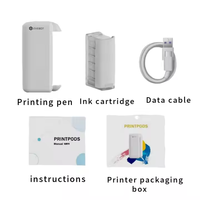 Imprimantes à jet d'encre WIFI Printpods Mini Sticker pour papier, bois, plastique, cuir, nourriture, vêtements, chaussures, métal, imprimante portable Dgt