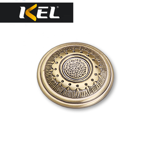 Fancy kitchen brass round cabinet handle decorative drawer door knob