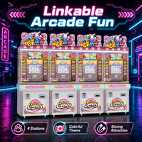 Borne d'arcade à prix d'usine pour parcs d'attractions, conçue comme borne de jeu de poussée de pièces avec un retour sur investissement élevé et une solution de jeu de poussée de pièces