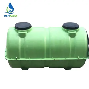 Sistema de tanque séptico de fibra de vidrio DMS, tratamiento de aguas residuales subterráneas, tanque biológico