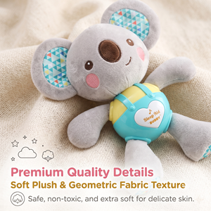 Juguete relajante de peluche <span class=keywords><strong>para</strong></span> bebé, muñeco de animales bonitos con luz musical, juguete de peluche <span class=keywords><strong>para</strong></span> dormir cómodo <span class=keywords><strong>para</strong></span> bebé <span class=keywords><strong>para</strong></span> niño pequeño - Product Image 3