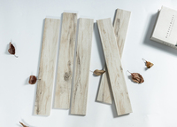 Carreaux en céramique imitation bois à prix de gros, carreaux en porcelaine faits à la main de style artisanal pour les revendeurs de matériaux de construction