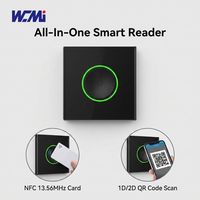 Pemindai Kode QR Barcode Ultra-Tipis A45 7mm 13.56MHz RFID IC NFC Kartu Pembaca Kontrol Akses Pintu Kantor Luar Ruangan