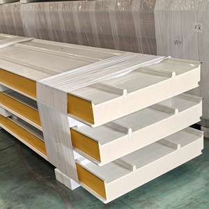 Panneau sandwich en polyuréthane PU pour <span class=keywords><strong>isolation</strong></span> thermique des murs et des toits, ignifuge, <span class=keywords><strong>isolation</strong></span> en mousse PIR pour murs et toits - Product Image 4