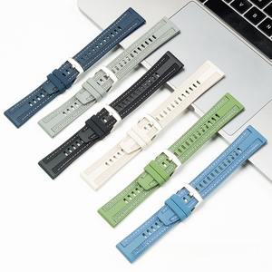 Bracelet hybride en nylon de qualité supérieure pour <span class=keywords><strong>Huawei</strong></span> GT5/4/SamsungApple <span class=keywords><strong>Watch</strong></span> Bande de sport respirante durable (produit transfrontalier de vente chaude) - Product Image 3