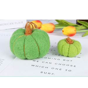 Artigianato colorato in feltro di zucca autunno/<span class=keywords><strong>lana</strong></span> di zucca per la decorazione di Halloween - Product Image 3