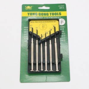 Yong Gong Tools 6Pcs Precision Screwdriver Set Metal Watch Repair Tool Multifunctional Wristwatch Tools - Product Image 3