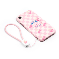 2 en 1 Tipo-c Carga rápida 60W Llavero Múltiples ABS Smartphone Teléfono móvil Fecha celular Cable de teléfono con cordón para Iphone