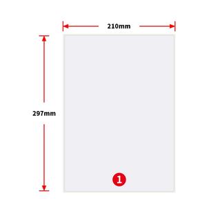 Étiquettes pour imprimante laser jet d'encre A4, fourniture d'usine, feuilles autocollantes, vente en gros, expédition personnalisée - Product Image 6